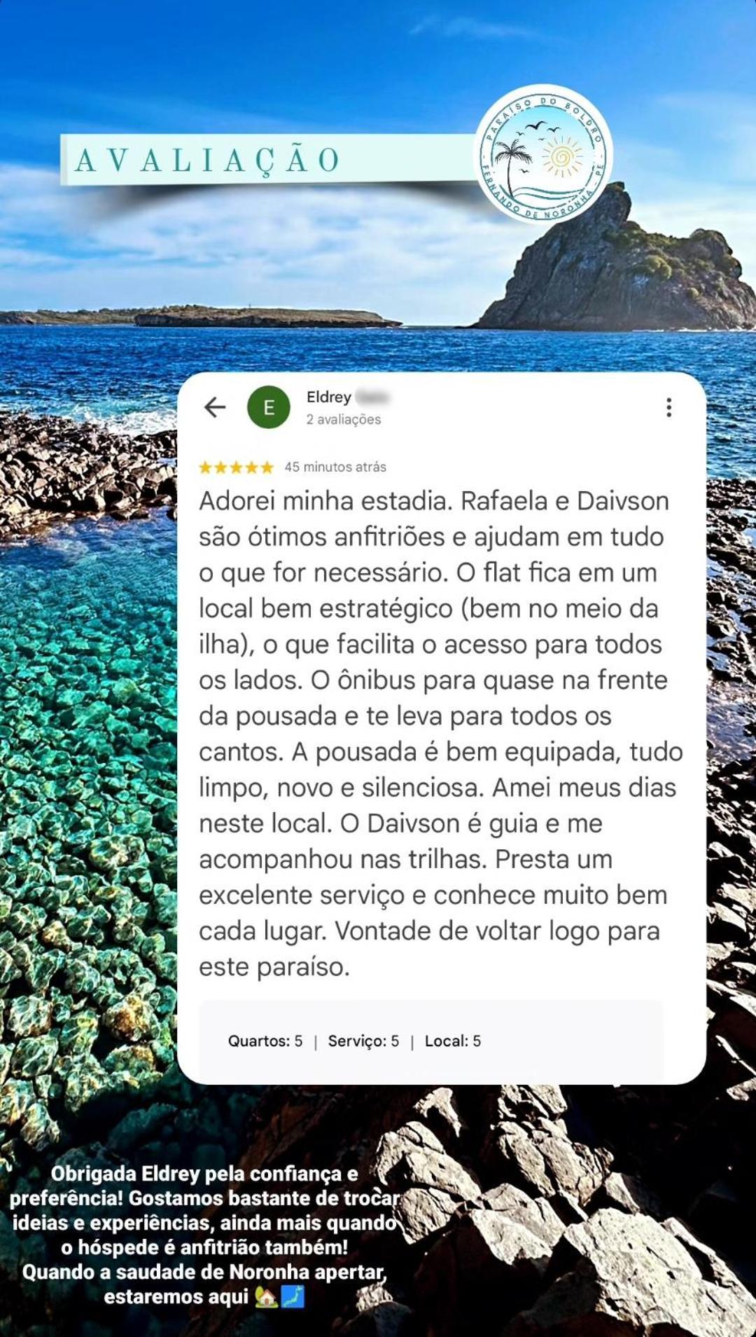 Paraiso Do Boldro Flat Фернанду-ди-Норонья Экстерьер фото
